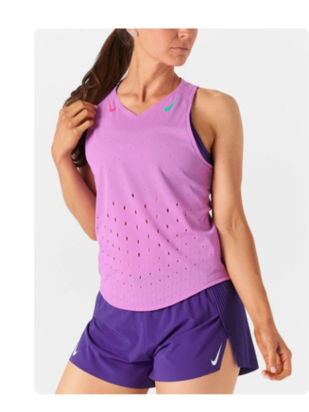 NWT Nike ADV Aeroswift Faith Kipyegon Women's LARGE Dri-Fit FN2504-532 $80